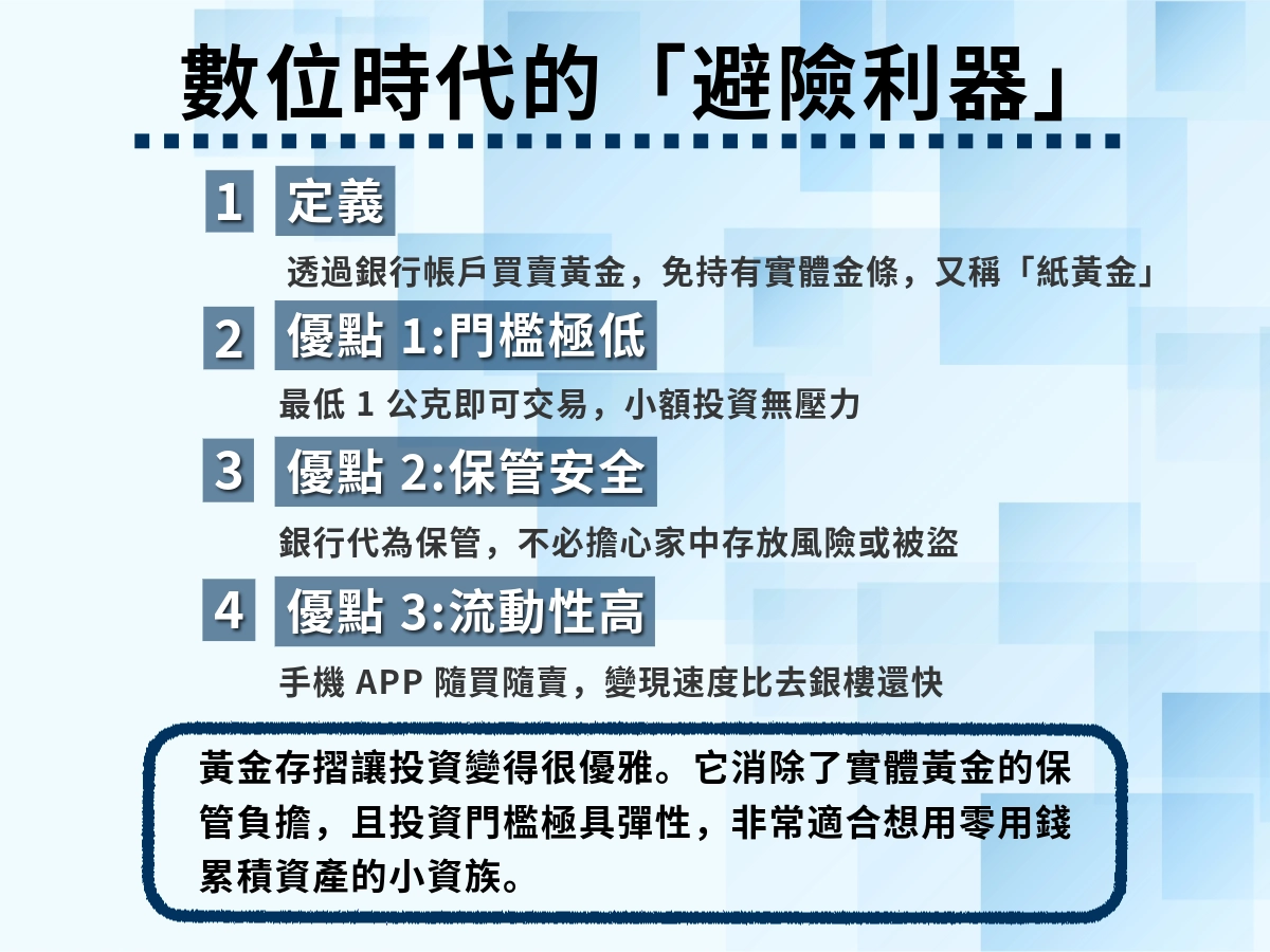 黃金存摺是什麼？