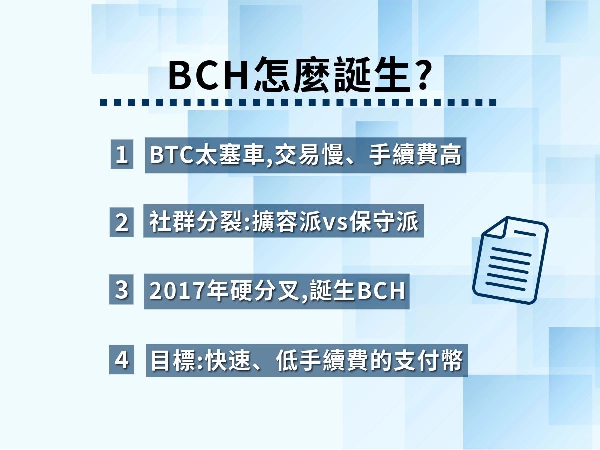 比特幣現金 BCH 是怎麼誕生的？