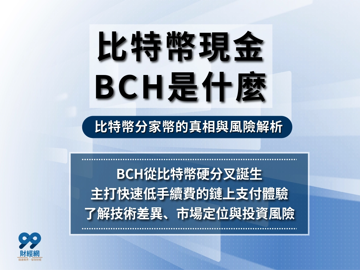 比特幣現金BCH是什麼？跟比特幣有什麼不一樣？比特幣分家幣的真相與風險解析